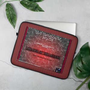 The Rise of the Legend, Theme by The Commoner Prince. TCP All rights reserved. Laptop Sleeve