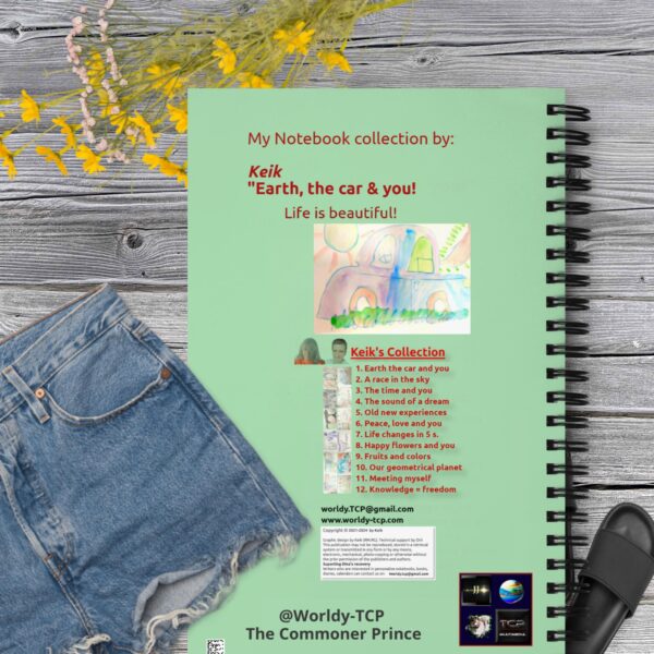 "Earth, The Car, and You" Keik's collection. Spiral notebook - Image 2