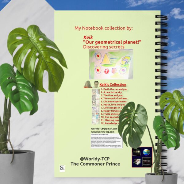 "Our Geometrical Planet" Keik's Collection. Spiral notebook - Image 2
