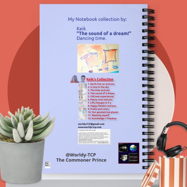 "The Sound of a Dream" Keik's Collection. Spiral notebook - Image 2