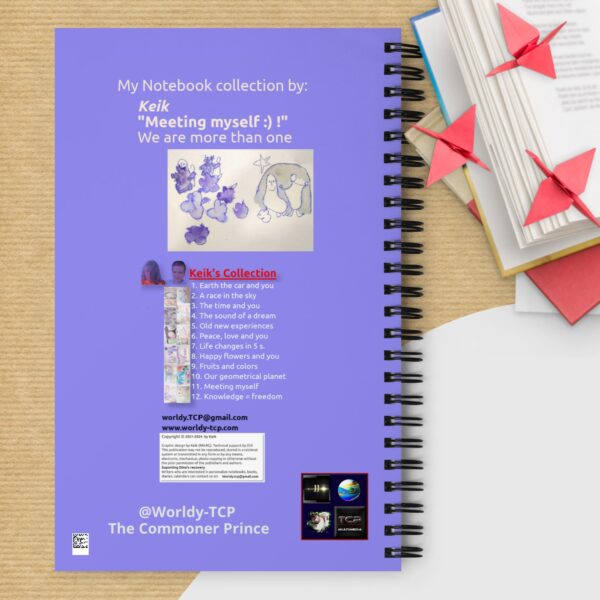 "Meeting Myself!" Keik's Collection. Spiral notebook - Image 2