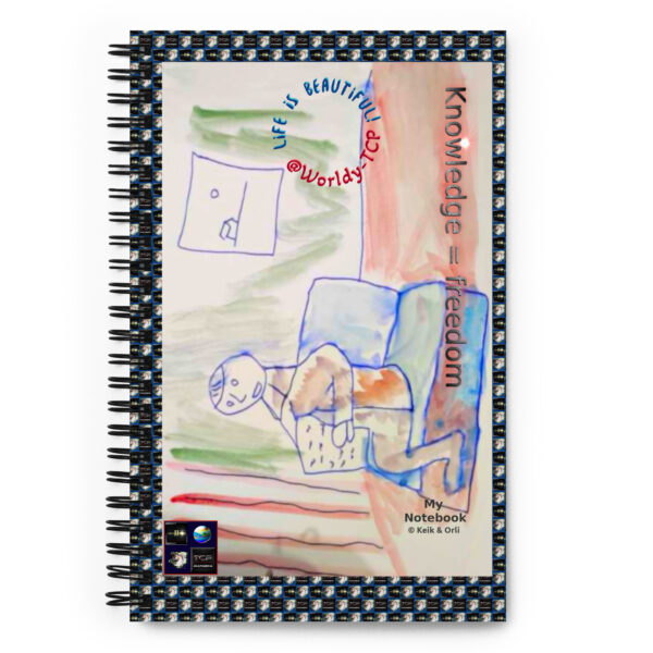 "Knowledge = Freedom" Keik's Collection.  Spiral notebook - Image 3