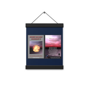 Poster with hangers 'Beyond the MInd Dimension VI" theme