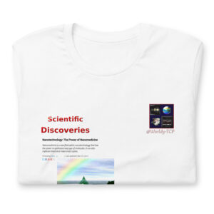 Unisex t-shirt. Scientific Discoveries Theme