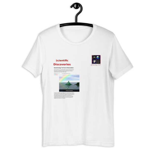 Unisex t-shirt. Scientific Discoveries Theme - Image 2