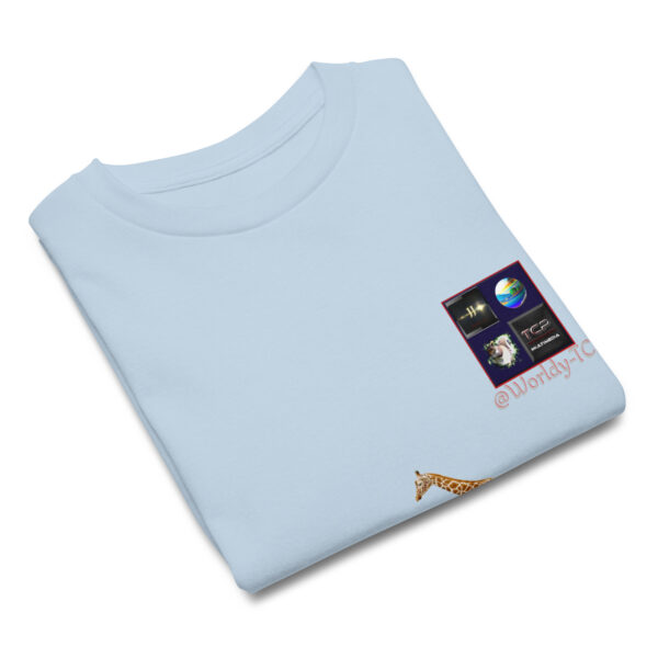 The Elephant, the giraffe and the duck! Cotton junior tshirt - Image 22