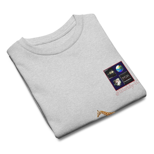 The Elephant, the giraffe and the duck! Cotton junior tshirt - Image 21
