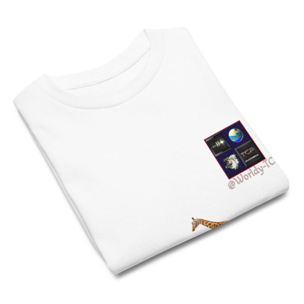 The Elephant, the giraffe and the duck! Cotton junior tshirt - Image 25